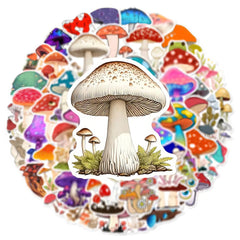 Happy Forest Mushrooms Sticker Pack