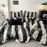 Blue Large Polka Dot Bedding Set