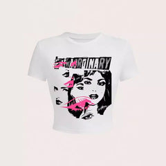 Racing Caricature Print Tee