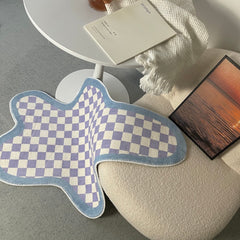 Tapis décoratif à carreaux irréguliers