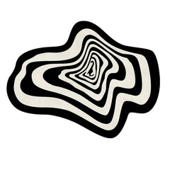 Tapis décoratif Hypno Blob