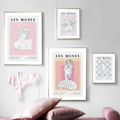 Les Muses Art Leinwandposter