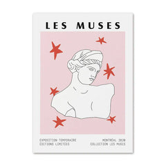 Les Muses Art Leinwandposter