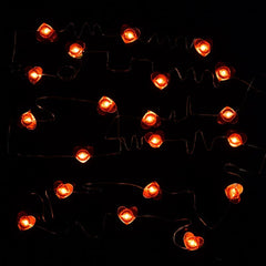 Little Red Hearts Fairy String Lights