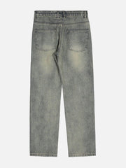 Broken Letters Jeans