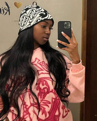 Sweat à capuche imprimé personnage de dessin animé