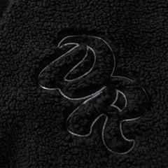 Manteau Sherpa patchwork à blocs de couleurs