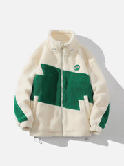 Contrast Sherpa Winter Coat