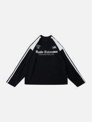 Sweatshirt mit Kontraststreifen