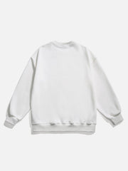 Sweat-shirt imprimé chat mignon