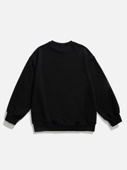 Sweat-shirt imprimé chat mignon