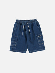 Designer-Jeansshorts mit Taschen