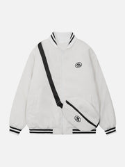 Abnehmbare Tasche Waffeln Wintermantel