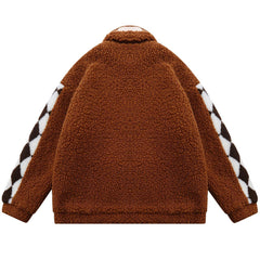 Manteau d'hiver Sherpa Diamond Grid