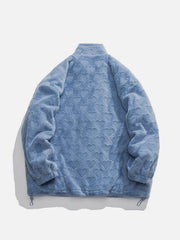 Wintermantel mit geprägtem Love-Print