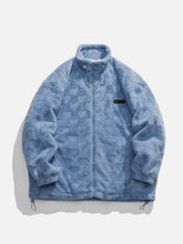 Wintermantel mit geprägtem Love-Print