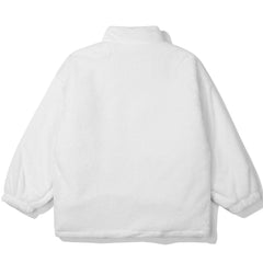 Manteau d'hiver à lettres brodées