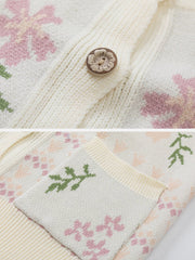 Cardigan patchwork brodé