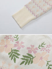 Cardigan patchwork brodé