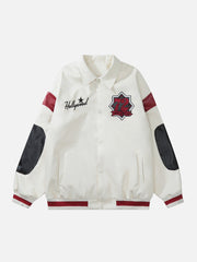 Manteau d'hiver en patchwork brodé