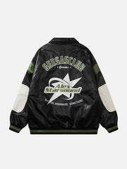 Manteau d'hiver en patchwork brodé