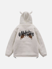 Manteau Sherpa Fire Letter