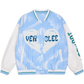 Manteau d'hiver à lettres floquées