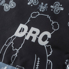 Pufferjacke mit durchgehendem Bandana-Print