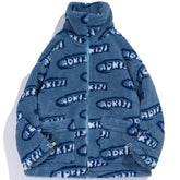 Manteau d'hiver Sherpa à lettres complètes