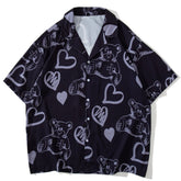 Lustiges Graffiti-Kurzarmshirt