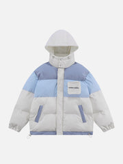 Wintermantel mit Farbverlauf