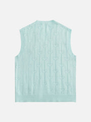 Hollow Love Sweater Vest