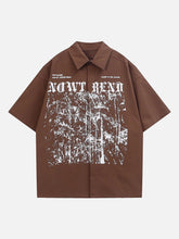 Kurzarmhemden mit unregelmäßigem Druck