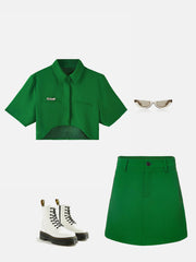 Chemise slim irrégulière