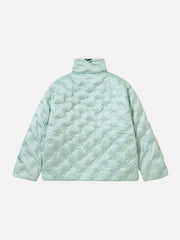 Manteau d'hiver à cordon de serrage étiqueté