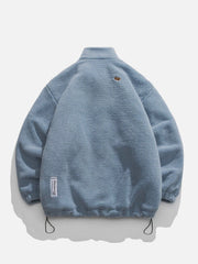 Manteau d'hiver à cordon de serrage étiqueté