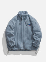 Manteau d'hiver à cordon de serrage étiqueté