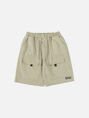 Shorts mit großer Tasche und Kordelzug