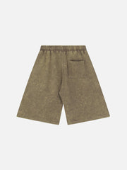 Short brodé de lettres