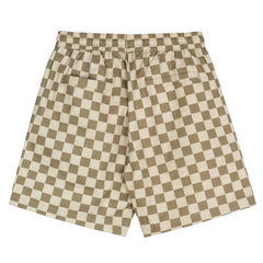 Shorts mit Buchstaben-Flockmuster