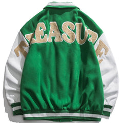 Wintermantel mit Buchstabe P