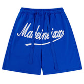 Shorts mit Buchstaben-Print