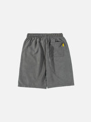 Shorts mit Buchstaben- und Stern-Grafik