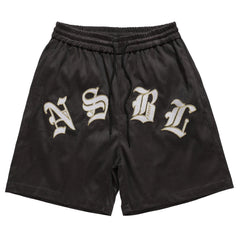 Shorts mit Buchstabenstickerei und Kordelzug