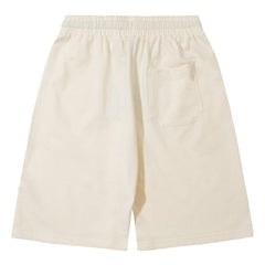 Minimalistische Flocking-Shorts