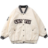 Wintermantel mit Monogramm-Stickerei