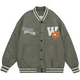 Wintermantel mit Monogramm-Print