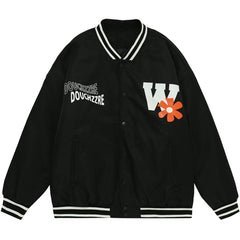 Wintermantel mit Monogramm-Print