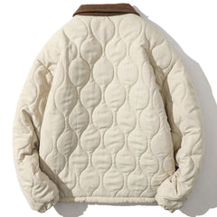 Wintermantel mit Monogramm-Print