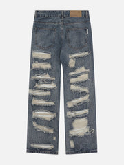 Multi Hole Jeans